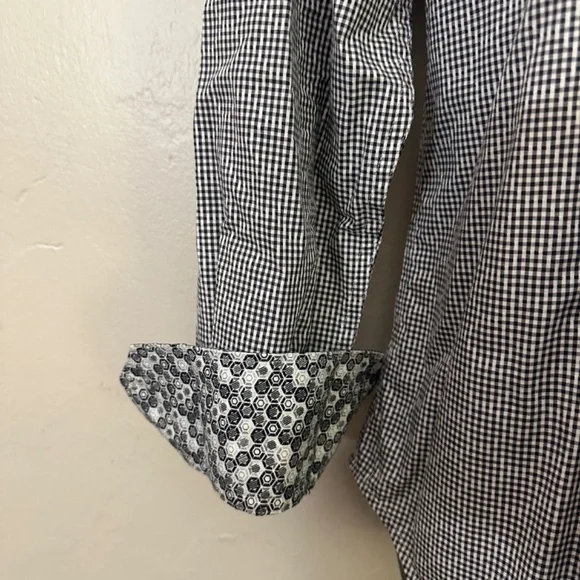 Robert Graham Contrast Long Sleeve Shirt Small Gently worn 100% cotton - Picture 3 of 5